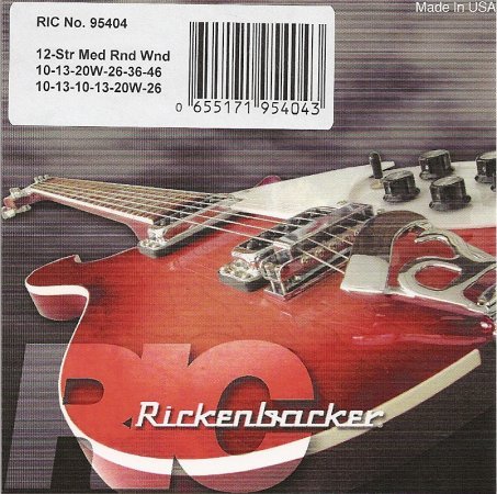 Rickenbacker 95404 12 String Electric Guitar Strings | Ricky WhoRicky Who